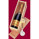 Champagne Drappier in houten kist