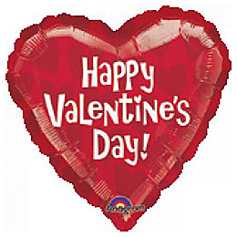 Happy valentines day heliumballon