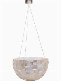 Oceana Pearl Hanging Bowl White