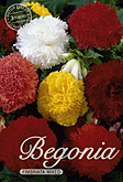 Begonia Fimbriata Mixed met 5 zakjes verpakt a 3 bollen