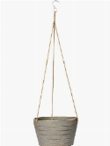 Fibrics Bamboo Hanging Basket Rib Grey (per 12 st.)
