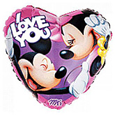 Disney I love you heliumballon