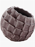 Indoor Pottery Pot Square Design Pink (per 6 pcs.)