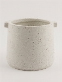 Knob Large Orchidpot White