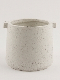 Knob Pot White