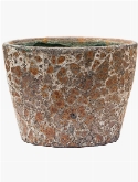 Lava Couple straight relic rust metal (glazed inside)