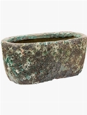 Lava Oval relic jade (glazed inside)