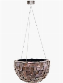 Oceana Pearl Hanging Bowl Brown