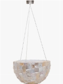 Oceana Pearl Hanging Bowl White