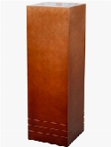 Pedestal (metallic) Pedestal wood matt copper