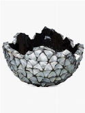 Shell Bowl Mother of pearl silver-blue